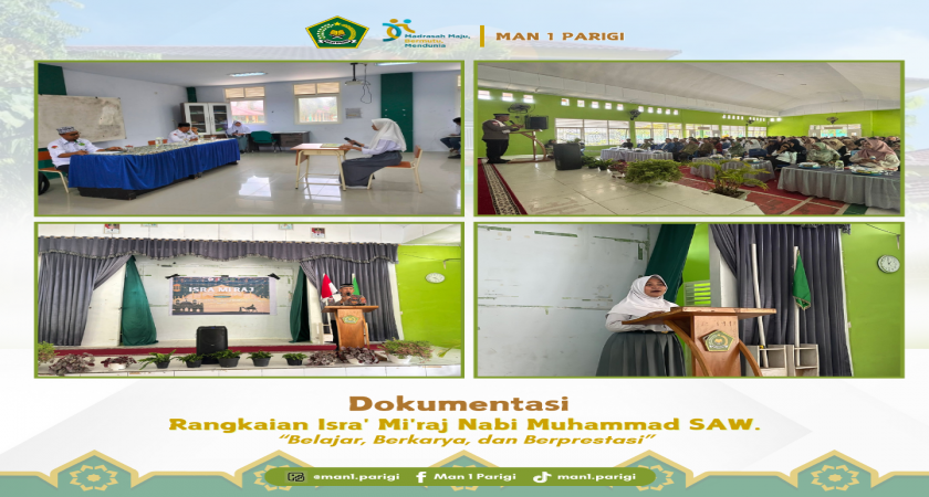 Peringatan Isra Mi'raj MAN 1 Parigi Gelar Lomba Keagamaan