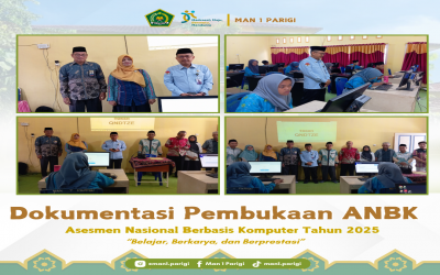 Giat Asesmen Nasional Berbasis Komputer ( ANBK ) di MAN 1 Parigi