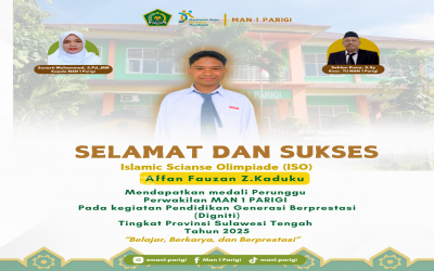 Ikuti Olimpiade Digniti, Siswa MAN 1 Parigi Raihan Prestasi