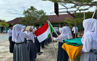 Estafet Kepemimpinan Dimulai: MAN 1 Parigi Resmi Lantik Pengurus OSIM Masa Bakti 2026/2027